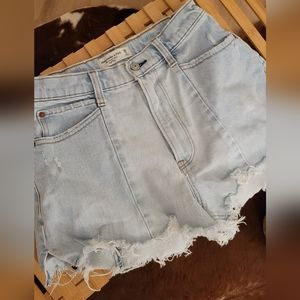 Abercrombie curve love high rise jeans shorts